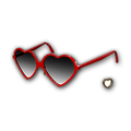 Queen of Hearts Glasses