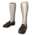 Loafers with Socks (Brown)