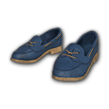 String Tie Loafers (Blue)