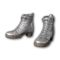 Metallic Boots (Silver)