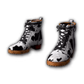 Cow Print Boots (Black)