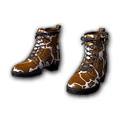 Cow Print Boots (Brown)