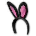 Black Bunny Headband
