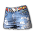 Sunpetal Denim Shorts