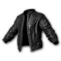 Leather Bomber Jacket (Black)