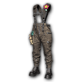 Bunny Academy Mascot Overalls