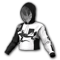 Lizard Cropped Hoodie