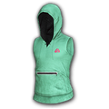 Seafoam Sleeveless Hoodie