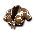 Cow Print Twisty Top (Brown)