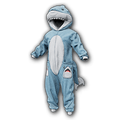 Baby Blue Jaws Pajama Suit