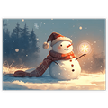 Snowy Sunset