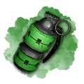 Emerald Smoke Grenade