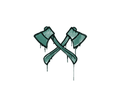 Sealed Graffiti | X-Axes (Frog Green)