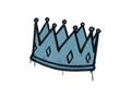 Sealed Graffiti | King Me (Wire Blue)