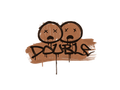 Sealed Graffiti | Double (Tiger Orange)