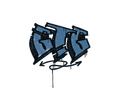 Sealed Graffiti | GTG (Monarch Blue)