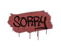 Sealed Graffiti | Sorry (Blood Red)
