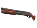 Sawed-Off | Crimson Batik (Battle-Scarred)