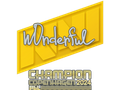 Sticker | w0nderful (Champion) | Copenhagen 2024