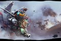 Dwarf Gyrocopter Loading Screen
