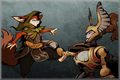 Hoodwink Grabbed Eyes Closed - Story Showcase Decoration