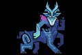 Glitter Monster Hunter Sticker - Leshrac
