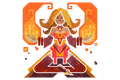 Monster Hunter Sticker - Lina