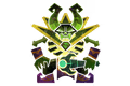 Glitter Monster Hunter Sticker - Pugna