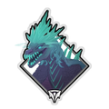 Crownfall Sticker - Winter Wyvern
