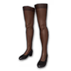 Dress Shoes with Stockings (Black)