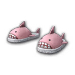 Baby Pink Jaws Pajama Slippers