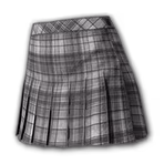 Plaid Skirt (Flannel Gray)