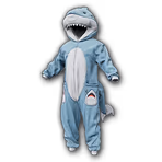 Baby Blue Jaws Pajama Suit