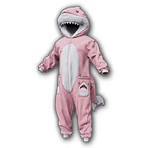 Baby Pink Jaws Pajama Suit