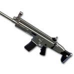 Silver Plate - SCAR-L
