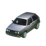 Sky Blue Volkswagen Golf GTI