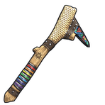 Mosaic Stone Pick Axe