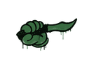 Graffiti | Backstab (Jungle Green)
