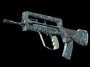FAMAS | Cyanospatter (Field-Tested)