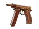 CZ75-Auto | Honey Paisley (Field-Tested)