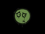 Sealed Graffiti | Worry (Battle Green)