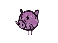 Graffiti | Piggles (Bazooka Pink)