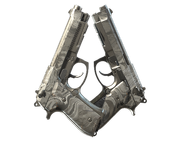 Dual Berettas | Silver Pour (Field-Tested)