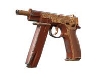 CZ75-Auto | Honey Paisley (Field-Tested)