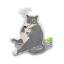 Contemplating Cat