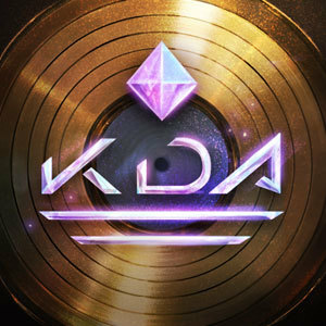 Золотая иконка K/DA