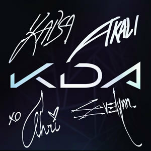 2020 K/DA ALL OUT Autograph Icon